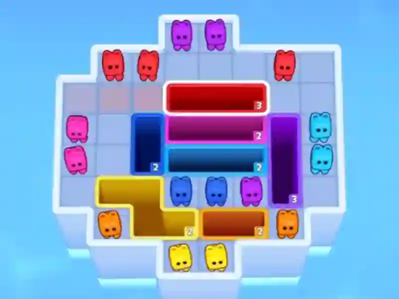 Jwèt Cube Drop Puzzle sou entènèt