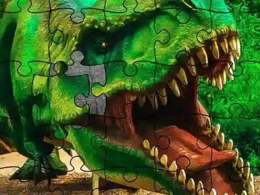 Jwèt Dino Park Jigsaw sou entènèt