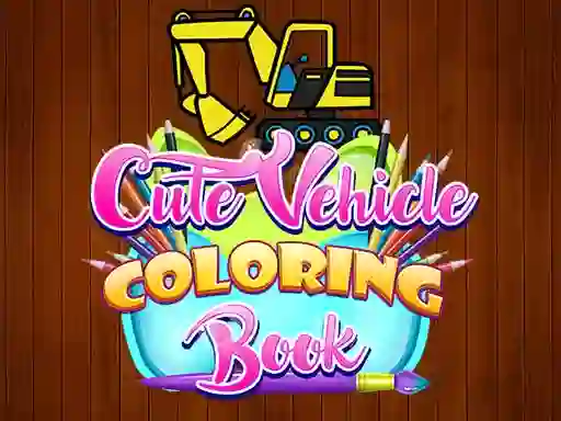 Jwèt Cute Vehicle Coloring Book sou entènèt