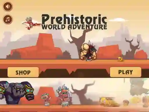 Jwèt Prehistoric World Adventure sou entènèt