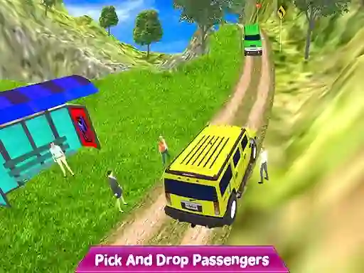Jwèt Crazy Taxi Jeep Drive sou entènèt