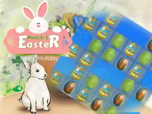 Jwèt Easter Eggs Match 3 sou entènèt