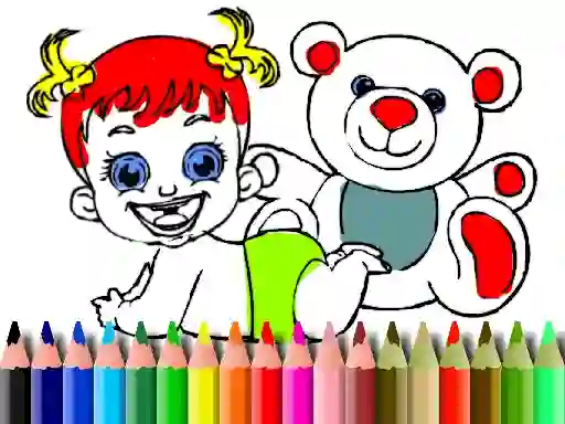 Jwèt Back To School: Baby Doll Coloring sou entènèt