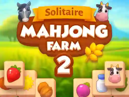 Jwèt Solitaire Mahjong Farm 2 sou entènèt