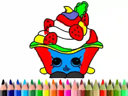 Jwèt Back To School: Cake Coloring Book sou entènèt
