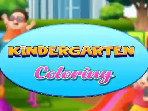 Jwèt Kindergarten Coloring sou entènèt