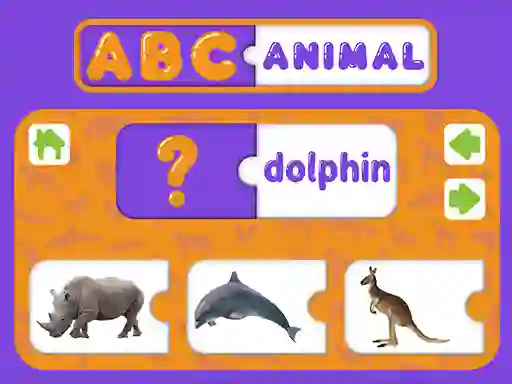 Jwèt ABC Animal sou entènèt