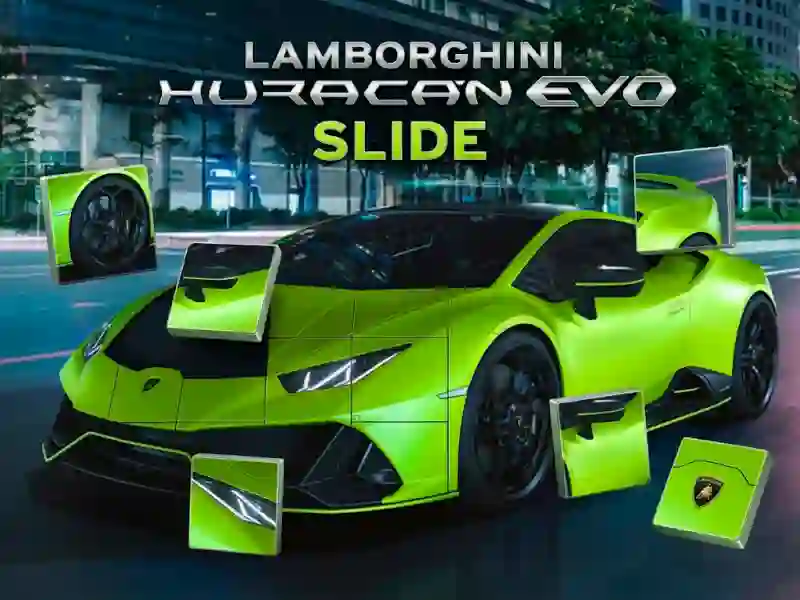 Jwèt Lamborghini Huracan Evo Slide sou entènèt