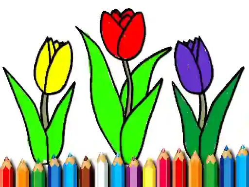 Jwèt Back To School: Spring Time Coloring Book sou entènèt