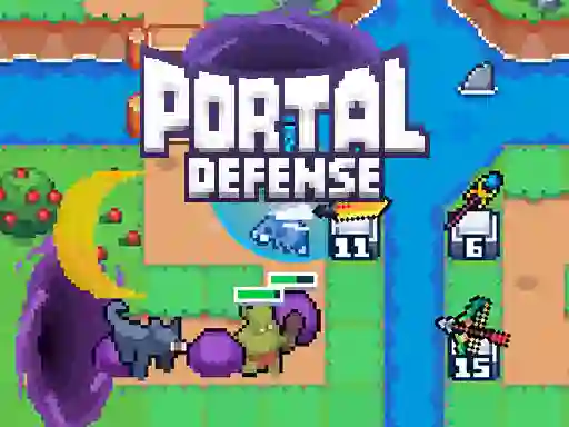 Jwèt Portal Defense sou entènèt