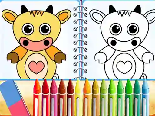 Jwèt Lovely Pets Coloring Pages sou entènèt