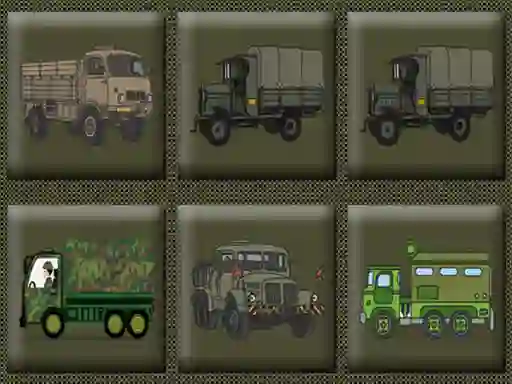Jwèt Army Trucks Memory sou entènèt