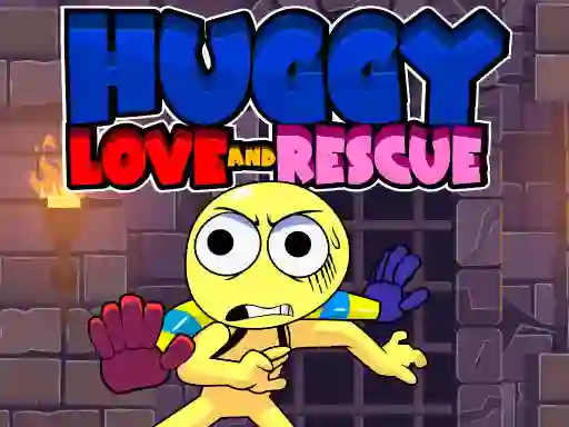 Jwèt Huggy Love and Rescue sou entènèt