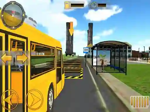 Jwèt School Bus Driving Simulator sou entènèt