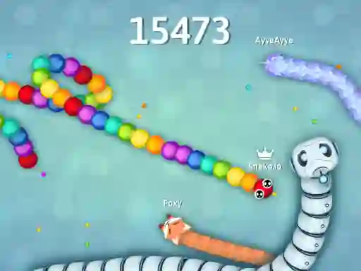 Jwèt Snake Io War sou entènèt