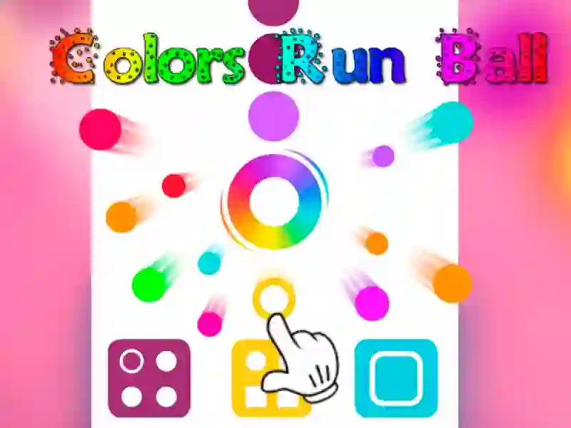 Jwèt Colors Run Ball sou entènèt