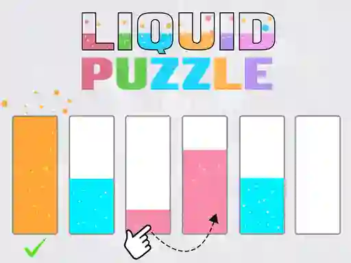 Jwèt Liquid Puzzle sou entènèt