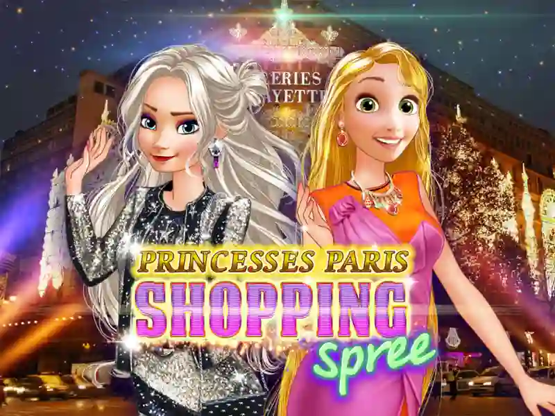 Jwèt Princesses in Paris: fun shopping sou entènèt
