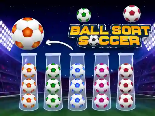 Jwèt Ball Sort Soccer sou entènèt