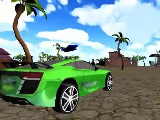 Jwèt Xtreme Beach Car Racing sou entènèt