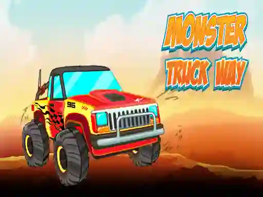 Jwèt Monster Truck Way sou entènèt