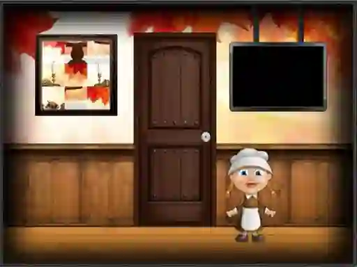 Jwèt Amgel Thanksgiving Room Escape 9 sou entènèt