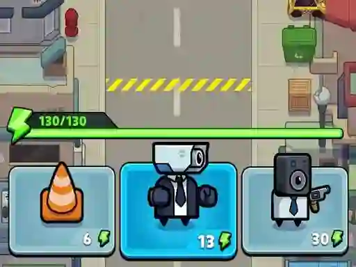 Jwèt Toilet fight Police vs zombie sou entènèt