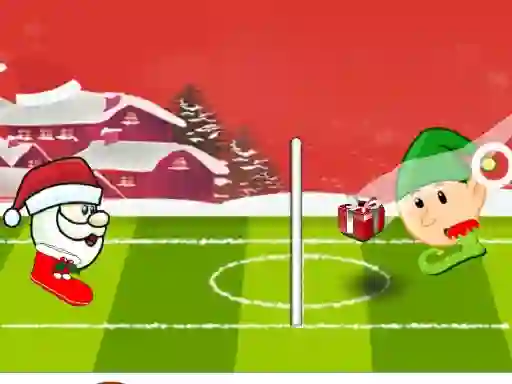 Jwèt Santa winter head soccer sou entènèt