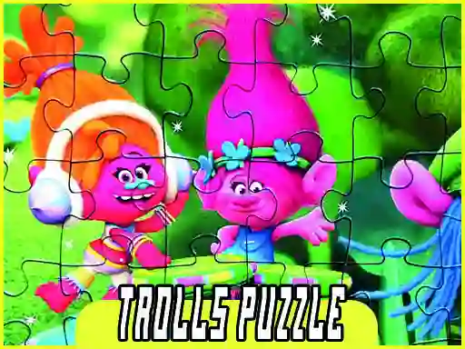 Jwèt Trolls Puzzle Jigsaw sou entènèt