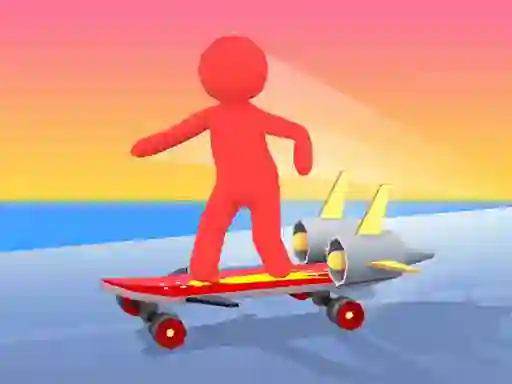 Jwèt Crazy Skate Race sou entènèt