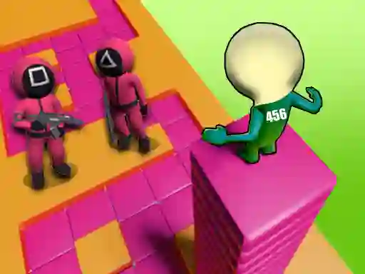 Jwèt Squid Game Stacky Maze sou entènèt
