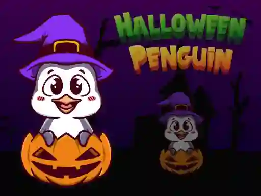 Jwèt Halloween Penguin sou entènèt
