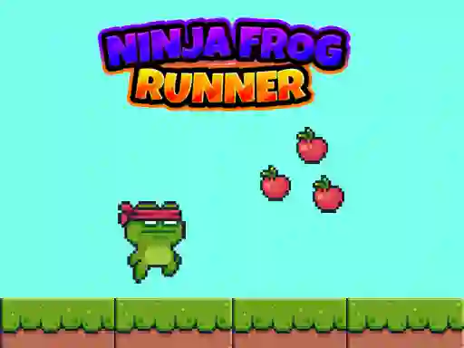 Jwèt Ninja Frog Runner sou entènèt