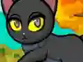 Jwèt Purrfect Kitten Halloween sou entènèt