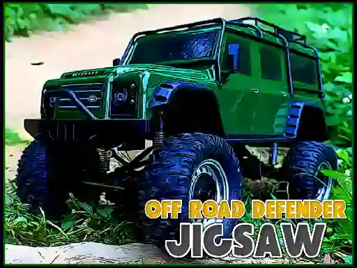 Jwèt Off Road Defender Jigsaw sou entènèt