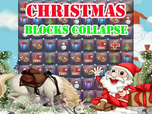 Jwèt Christmas Blocks Collapse sou entènèt