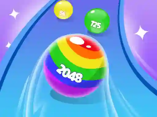 Jwèt 2048 Run Gorgeous Balls sou entènèt