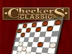 Jwèt Checkers Classic sou entènèt