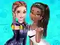 Jwèt Elsa And Tiana Workout Buddies sou entènèt