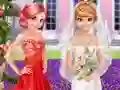 Jwèt Frozen And Ariel Wedding sou entènèt