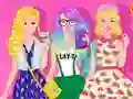 Jwèt Barbie Weekend Outfit sou entènèt