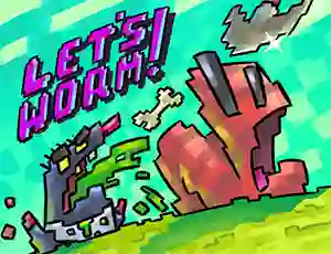 Jwèt Let's Worm! sou entènèt