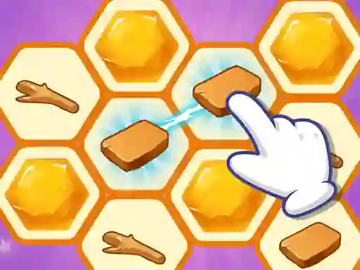 Jwèt Collect Honey Puzzle sou entènèt