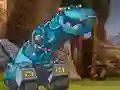 Jwèt Dinotrux builder create & print sou entènèt