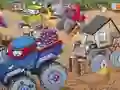 Jwèt Nickelodeon destruction truck derby sou entènèt