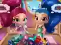 Jwèt Shimmer And Shine Wardrobe Cleaning sou entènèt