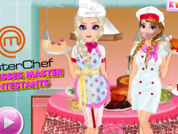 Jwèt Princesses Masterchef Contestants sou entènèt