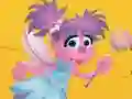 Jwèt 123 Sesame Street: Abby's Sandbox Search sou entènèt