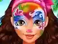 Jwèt Oceania Princess Moana Face Art sou entènèt