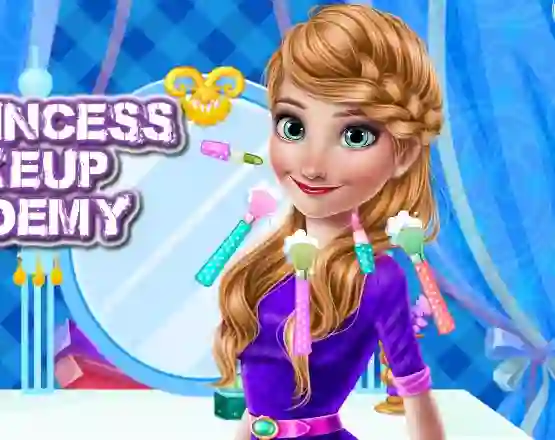 Jwèt Ice Princess Make Up Academy sou entènèt